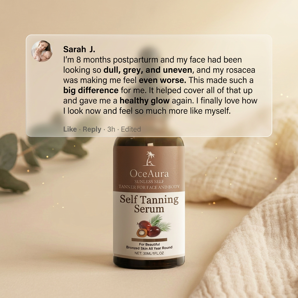 The First Self Tanning Serum For Postpartum Women