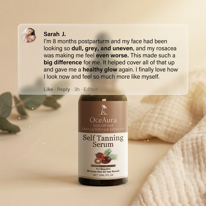 The First Self Tanning Serum For Postpartum Women